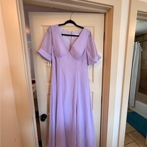 AW Bridal Lavender Maxi Dress